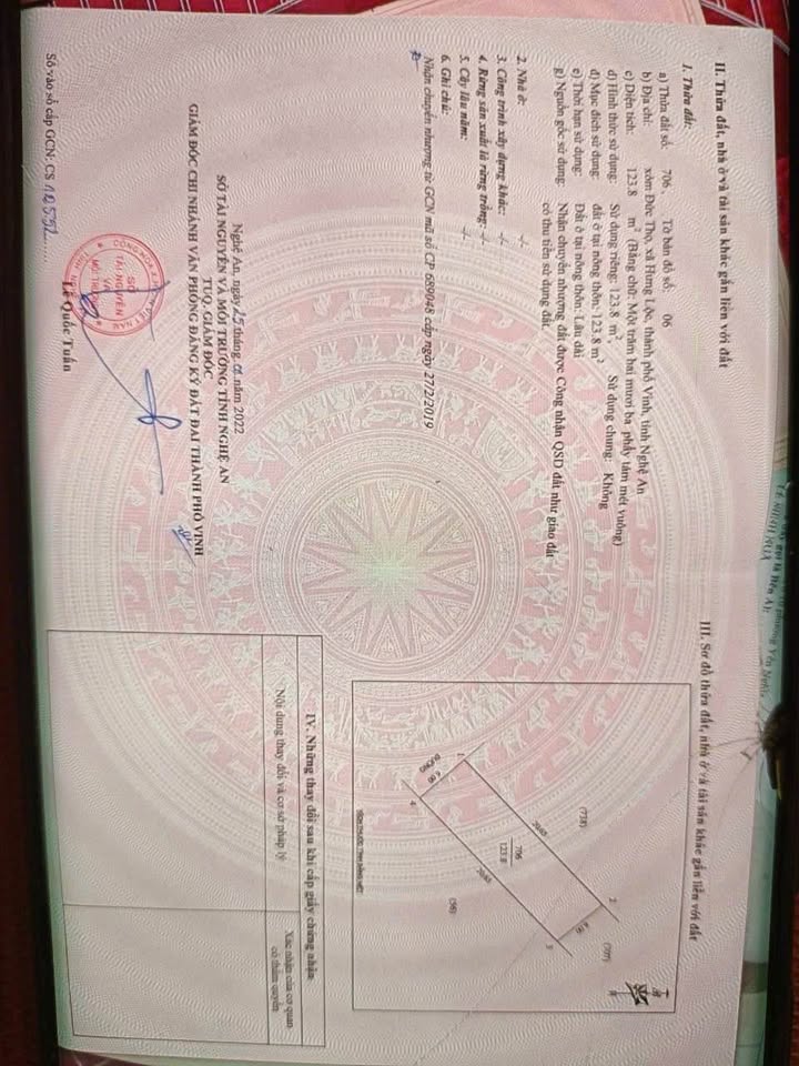 Đất nền Hưng Lộc, Vinh 123m² giá 2.4 tỷ - Cơ hội đầu tư tuyệt vời!