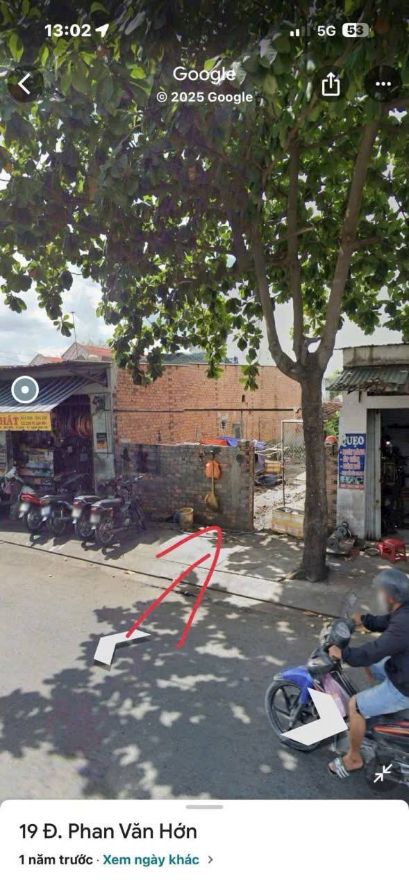 Đất mặt tiền Phan Văn Hớn Hóc Môn 125m² giá 6.8 tỷ - Sổ hồng riêng chính chủ!