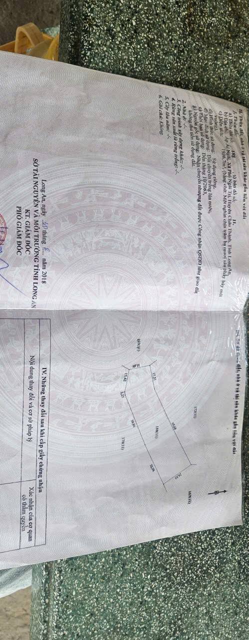 Đất nông nghiệp Tầm Vu, Châu Thành, Tây Ninh 1937m² giá 550 triệu - Cơ hội đầu tư hấp dẫn!