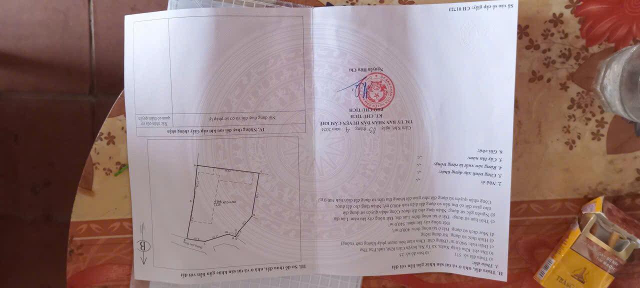 Đất thổ cư Tạ Xá, Cẩm Khê 350m² giá 1 tỷ - Cơ hội đầu tư sinh lời!