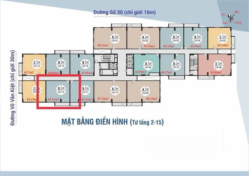 Căn hộ CCU-01 Nha Trang 65.5m² giá 3.4 tỷ - Ban công Đông Nam thoáng mát