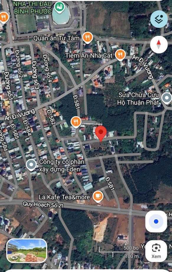 Đất nền đường nhánh 5b1, Đồng Xoài, Bình Phước 250m² - Giá tốt thỏa thuận!