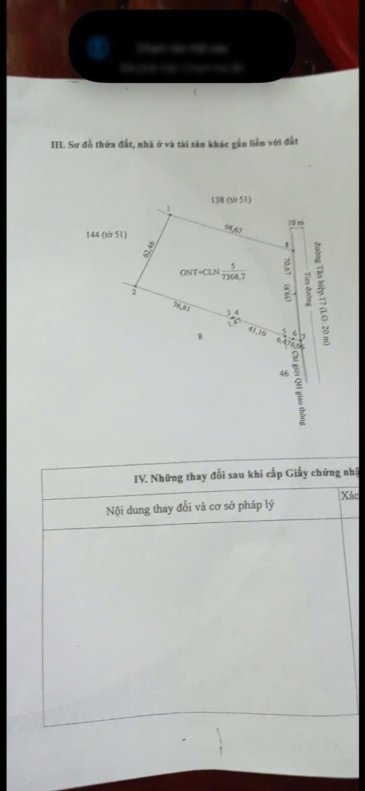 Đất thổ cư Tân Hiệp Tân Châu 7000m² giá 2.2 tỷ - Cơ hội đầu tư sinh lời!