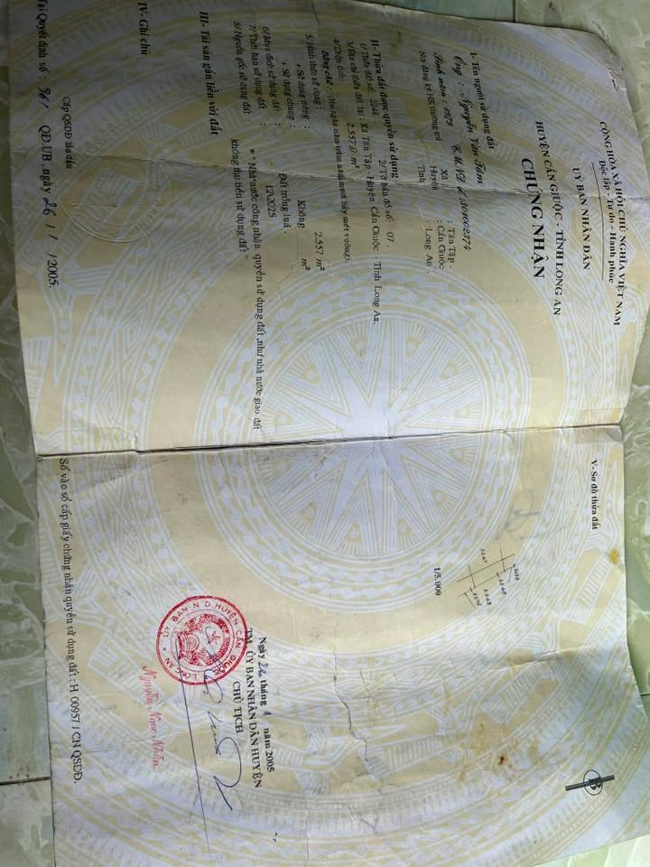 Đất vườn 1000m² tại Tân Tập, Cần Giuộc chỉ 499 triệu - Cơ hội đầu tư lý tưởng!