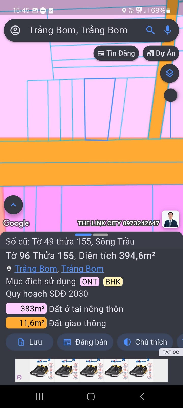 FrontHouse Hùng Vương Trảng Bom 304m² giá 8 tỷ - Kinh doanh thuận lợi!