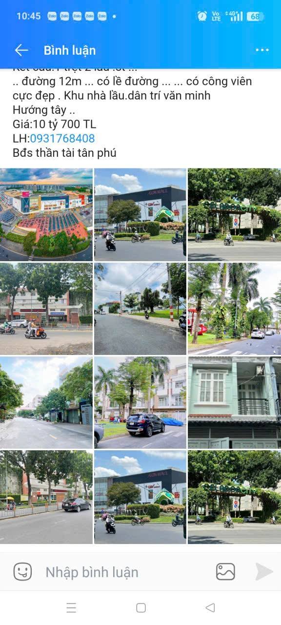 Bán nhà mặt tiền đường Bờ Bao Tân Thắng, Tân Phú 80m² - Gần công viên, giá 10.5 tỷ!