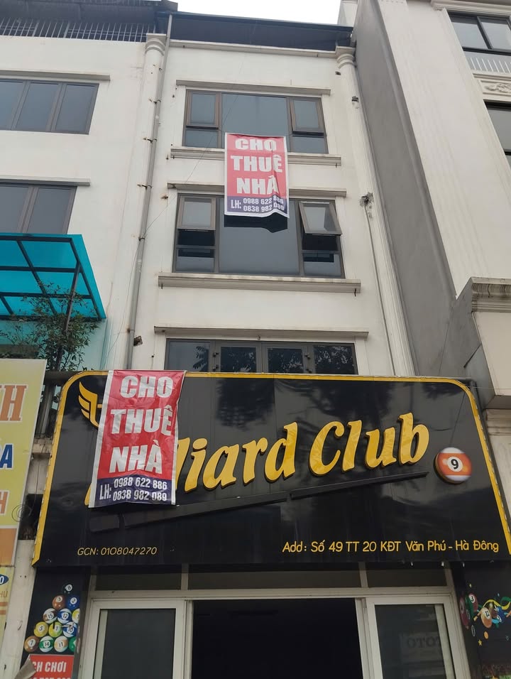 Cho thuê nhà nguyên căn mặt tiền KĐT Văn Phú 400m² - Thích hợp kinh doanh đa mô hình!