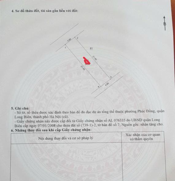 Đất nền Phúc Đồng Long Biên 95m² giá 14.25 tỷ - Ngõ thông ô tô vào tận nhà!