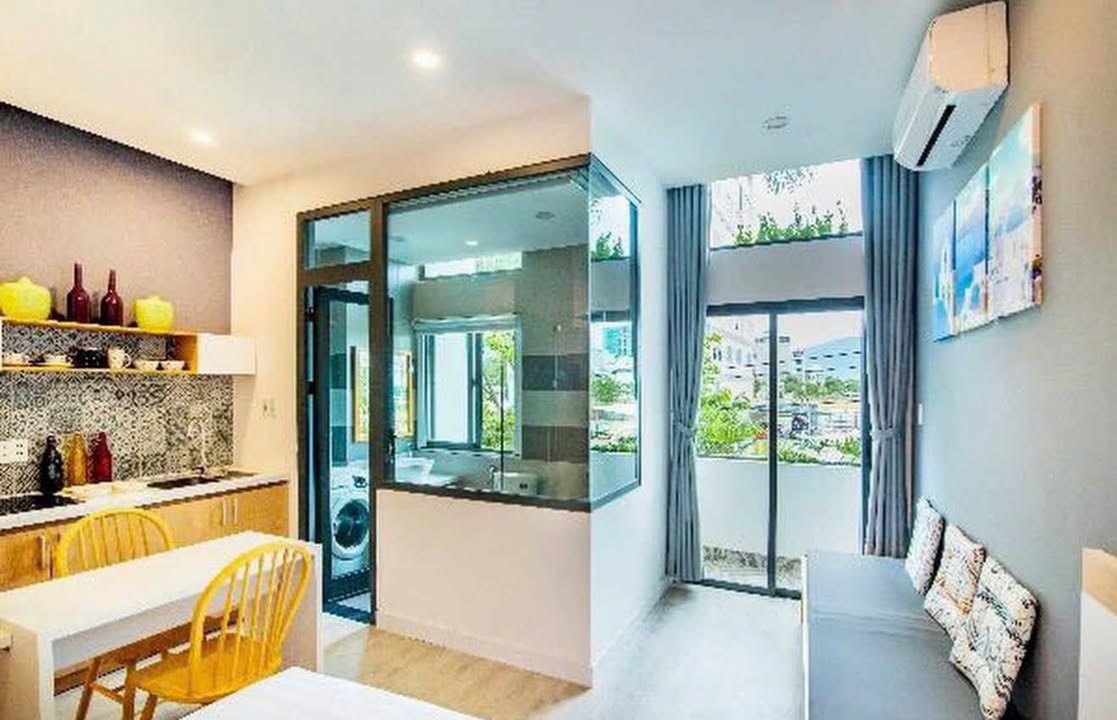 Cho thuê villa Hồ Bơi Đường Nguyễn Hữu An 180m² giá 55 triệu - Thiết kế hiện đại, view biển đẹp!