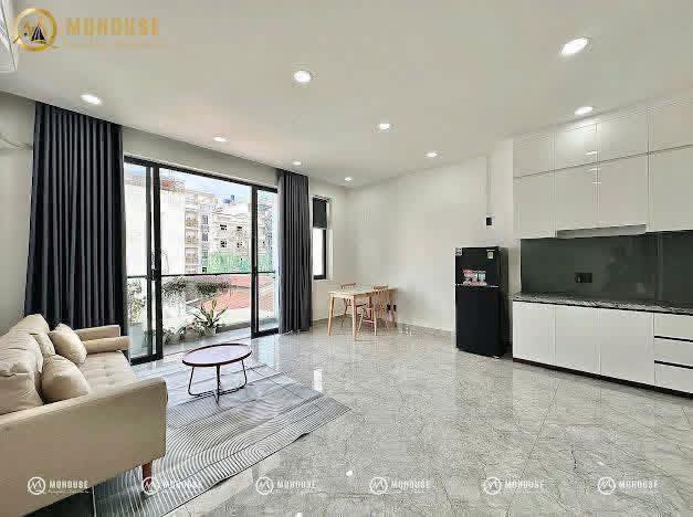 Căn hộ cho thuê Tân Kỳ Tân Quý 1PN - Ban công siêu rộng, full nội thất!