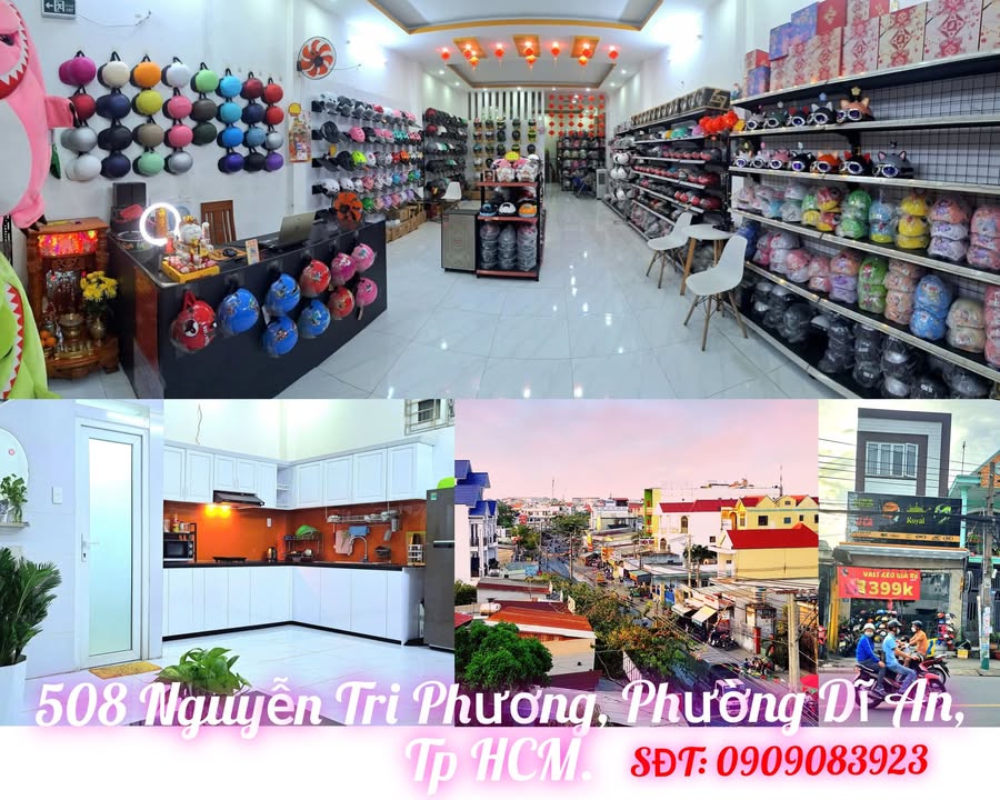 Nhà phố cho thuê đường Nguyễn Tri Phương Dĩ An 95m² - Phù hợp làm văn phòng, spa, shop thời trang!