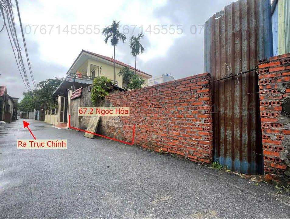 Đất nền Ngọc Hòa Chương Mỹ 67.2m² giá 4.65 tỷ - Sổ đỏ chính chủ, đường ô tô vào tận nơi!