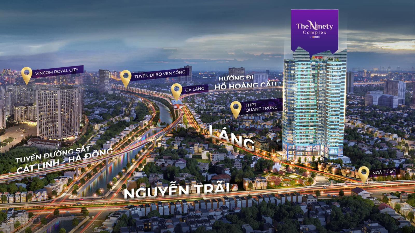 Cho thuê siêu thị 130m² tại The Ninety Complex - Mặt tiền 14m, vị trí đắc địa