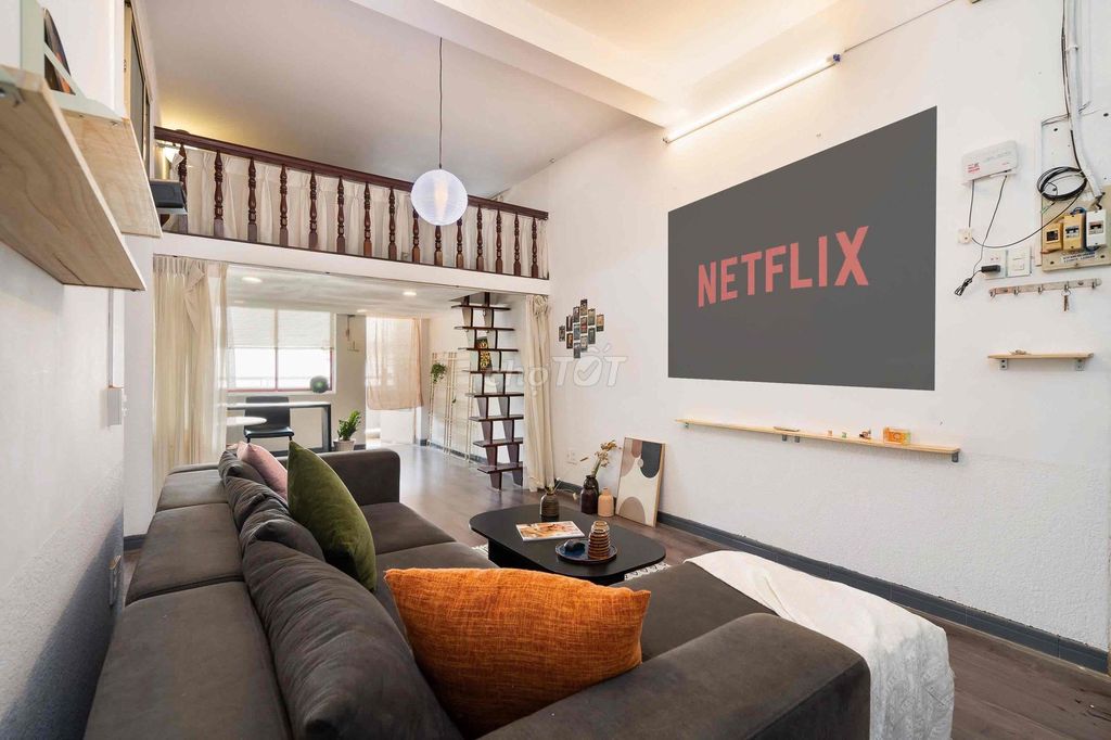 Chung cư 1PN+Gác Cống Quỳnh Q1 giá 13.2 triệu - Nội thất đẹp, kinh doanh tại nhà!