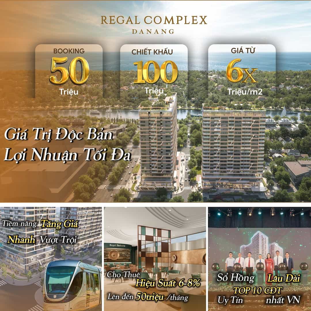 Căn hộ Regal Complex Đà Nẵng 83.9m² giá 5.8 tỷ - Không gian sống đẳng cấp ngay giữa lòng thành phố!