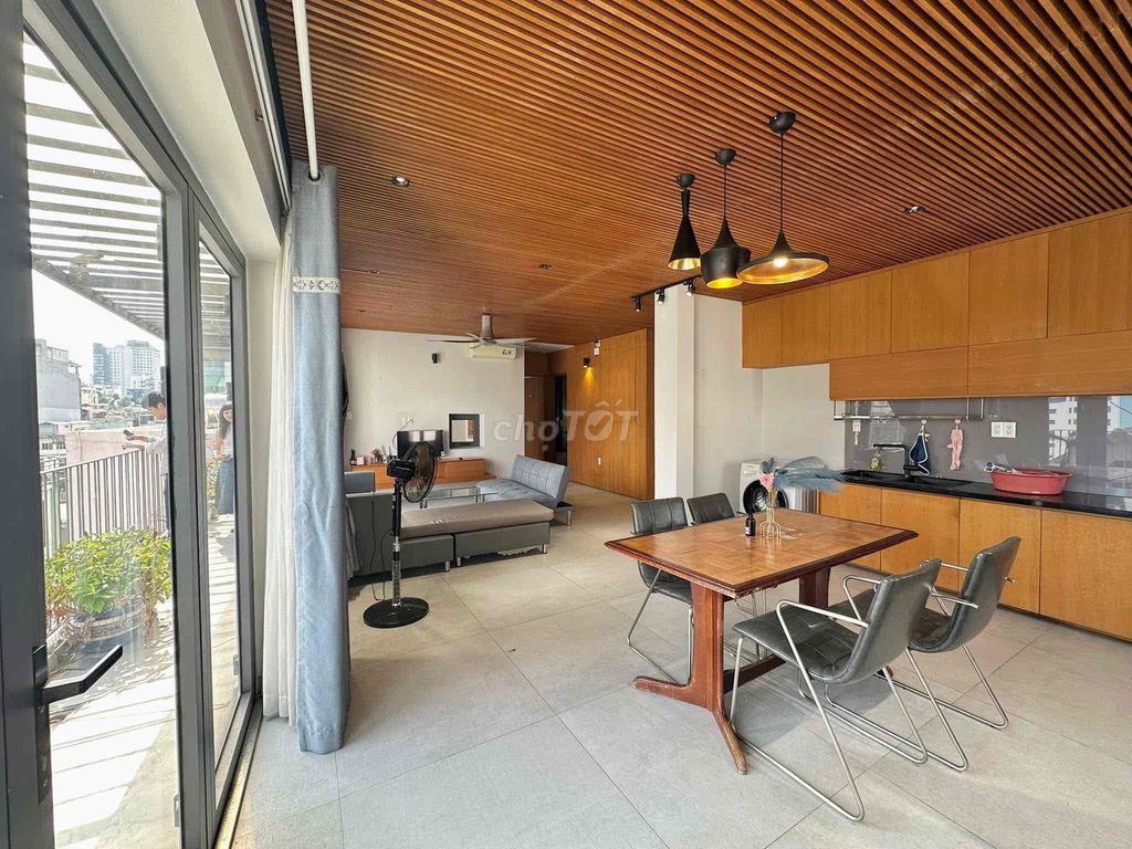 Căn hộ 2 phòng ngủ Tô Hiến Thành 70m² giá 12.5 triệu - Full nội thất hiện đại!