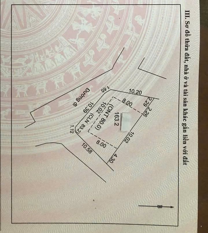 Đất nền Hợp Thịnh, Hiệp Hòa 163m² giá 1.3 tỷ - Lô góc 3 mặt tiền hấp dẫn!