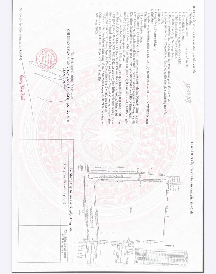 Đất mặt tiền Nguyễn Sáng, Tây Thạnh, Tân Phú 7.700m² chỉ 260 tỷ - Cơ hội đầu tư lý tưởng!