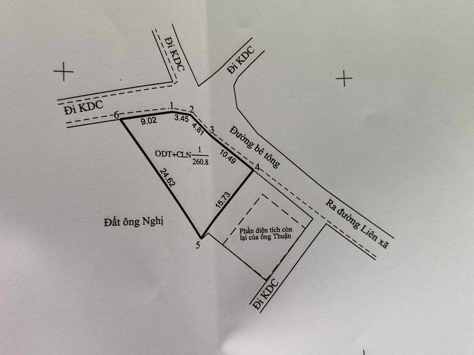 Đất thổ cư Kim Phú Tuyên Quang 260.8m² giá 1 tỷ - Vị trí đắc địa gần chợ và trường học!