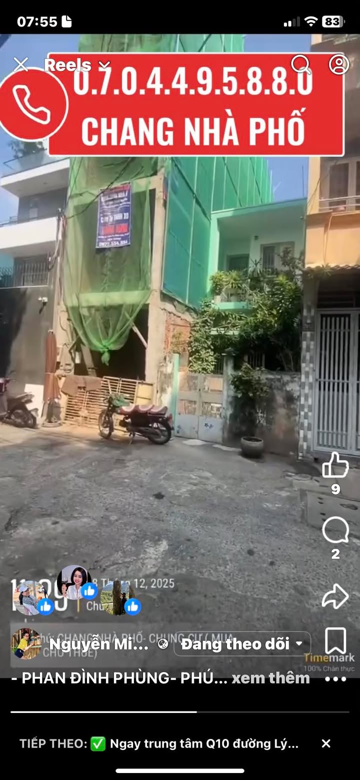 Nhà riêng Phan Đình Phùng, Phú Nhuận 80m² giá 9 tỷ - Nhà thật, thông tin thật!