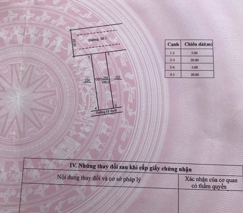 Đất mặt tiền đường Nguyễn Khuyến 100m² giá 2.5 tỷ - Liền kề khu phố đi bộ