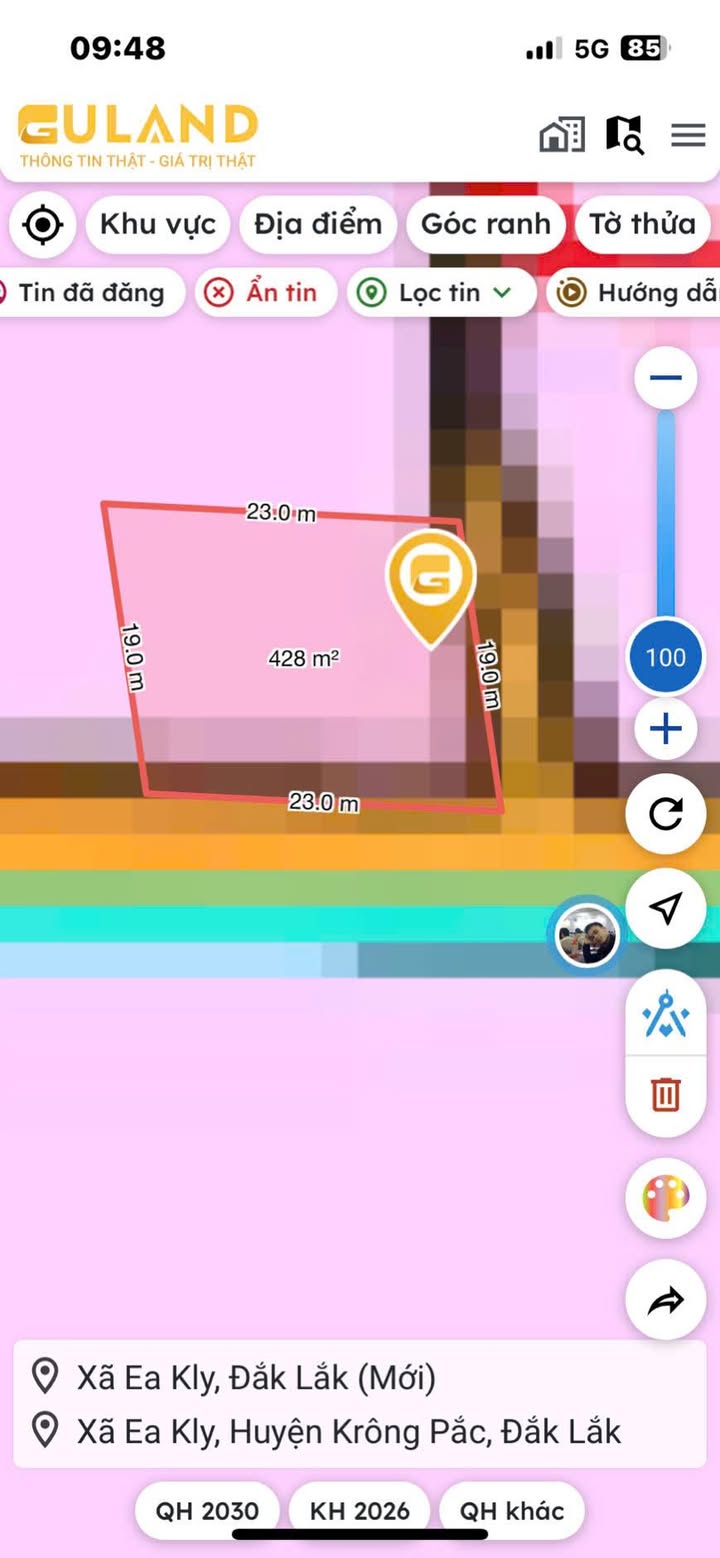 Đất thổ cư Thôn 4A xã Ea Kly 414m² giá 805 triệu - Đầu tư sinh lời ngay!