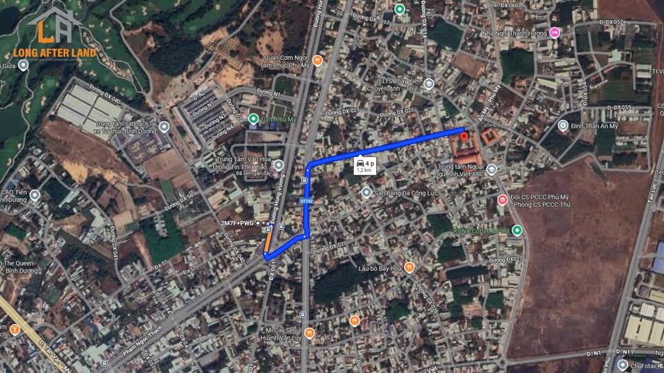 Đất nền Hùng Vương, Thủ Dầu Một 1.307m² chỉ 52.3 tỷ - Vị trí trung tâm sầm uất!