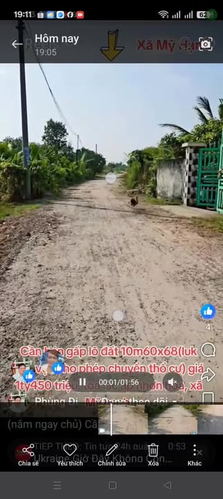 Đất nền 680m² tại xã Mỹ Hạnh, Đức Hòa - Giá chỉ 1.45 tỷ, cơ hội đầu tư tuyệt vời!