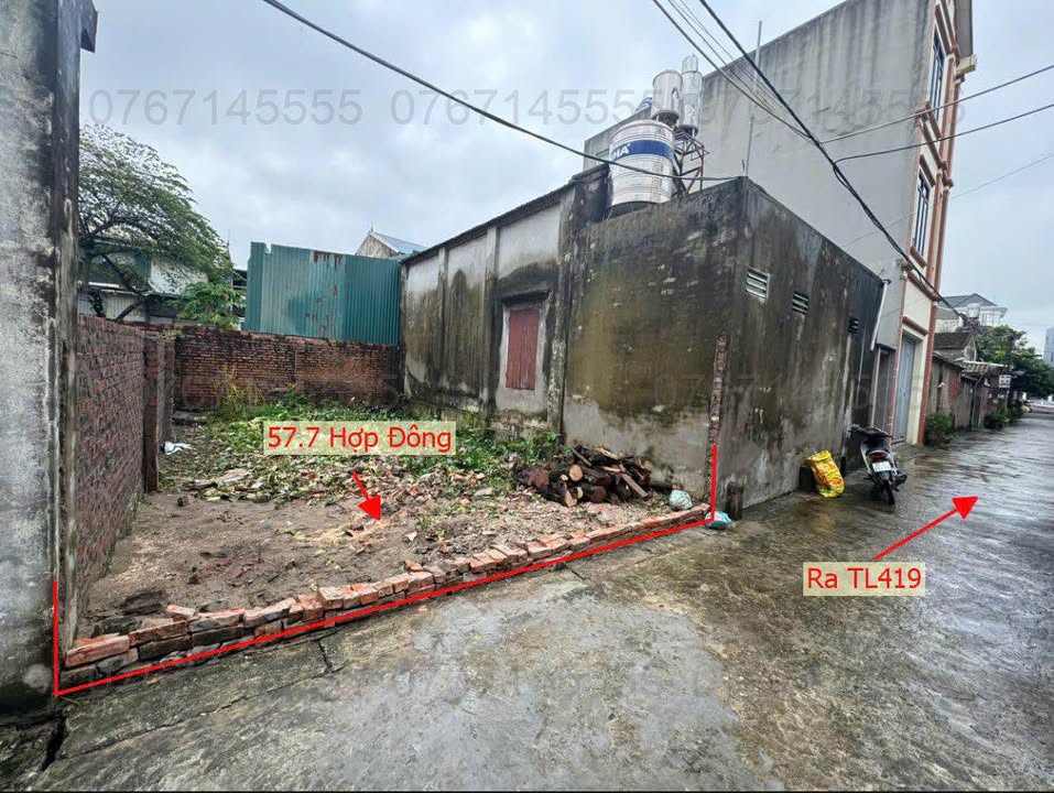 Đất nền Hợp Đồng Chương Mỹ 57.7m² giá 3 tỷ - Sổ đỏ chính chủ, ô tô vào tận nơi!