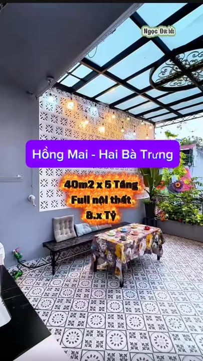 Nhà phố Hồng Mai, Hai Bà Trưng 40m² giá 9 tỷ - Nội thất 5* sang trọng!