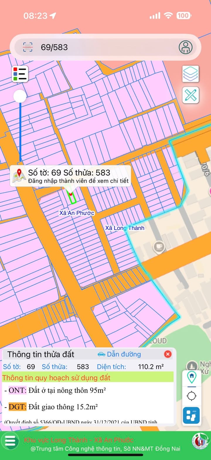 Đất nền mặt tiền đường 240, xã An Phước, diện tích 110m² - Kinh doanh sầm uất, giá 7 tỷ!