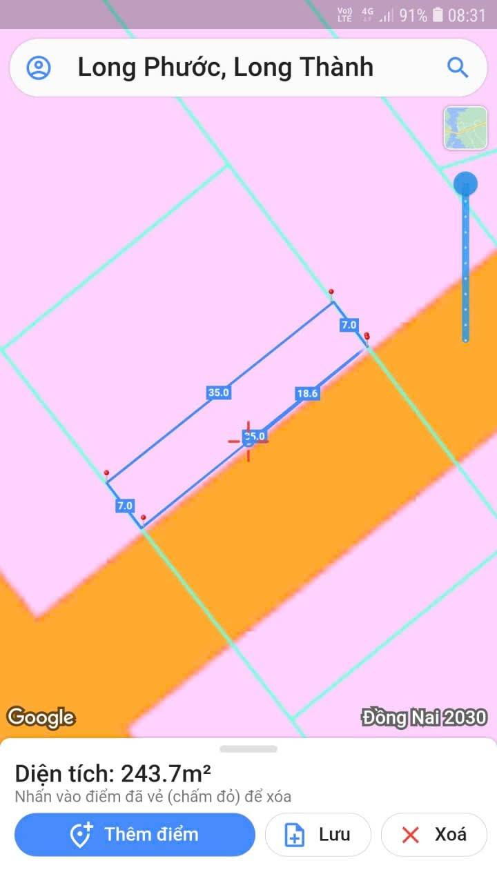 Đất nền Long Phước Long Thành 217m² giá 950 triệu - Sổ hồng cầm tay chính chủ!