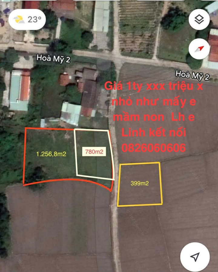 Đất vườn Hòa Mỹ 2, Đà Nẵng 2000m² giá 1 tỷ - Không gian sống lý tưởng cho gia đình!