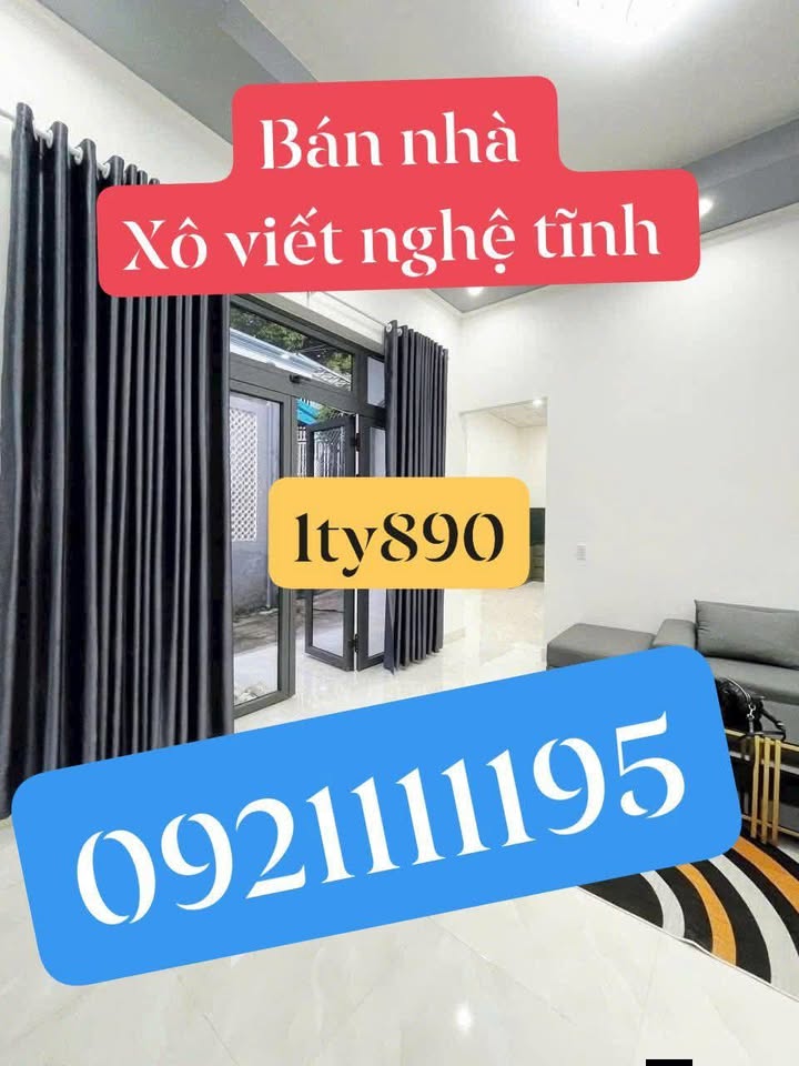 Nhà hẻm Xô Viết Nghệ Tĩnh, Buôn Ma Thuột 83m² giá 1.89 tỷ - Sổ hồng thổ cư 100%!