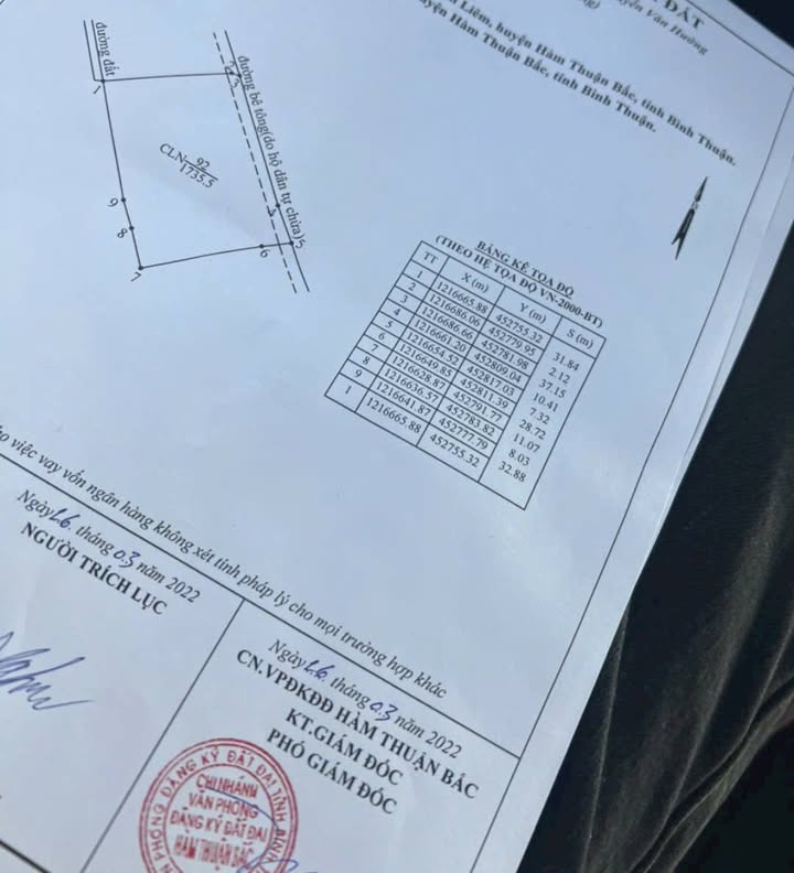 Đất nền 1.7 sào Hàm Liêm giá chỉ 765 triệu - Đầu tư sinh lời ngay!