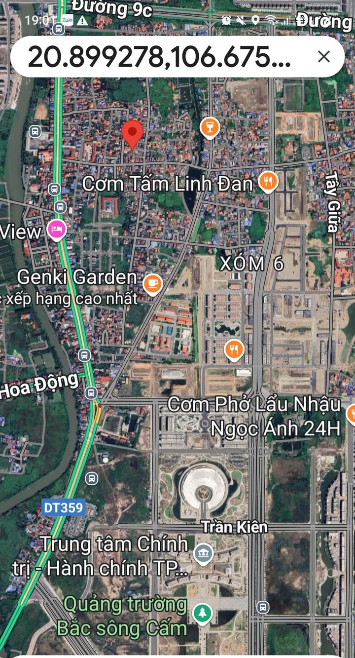 Lô đất 70m² Thủy Nguyên Hải Phòng giá 1,9 tỷ - Đường ô tô thuận tiện