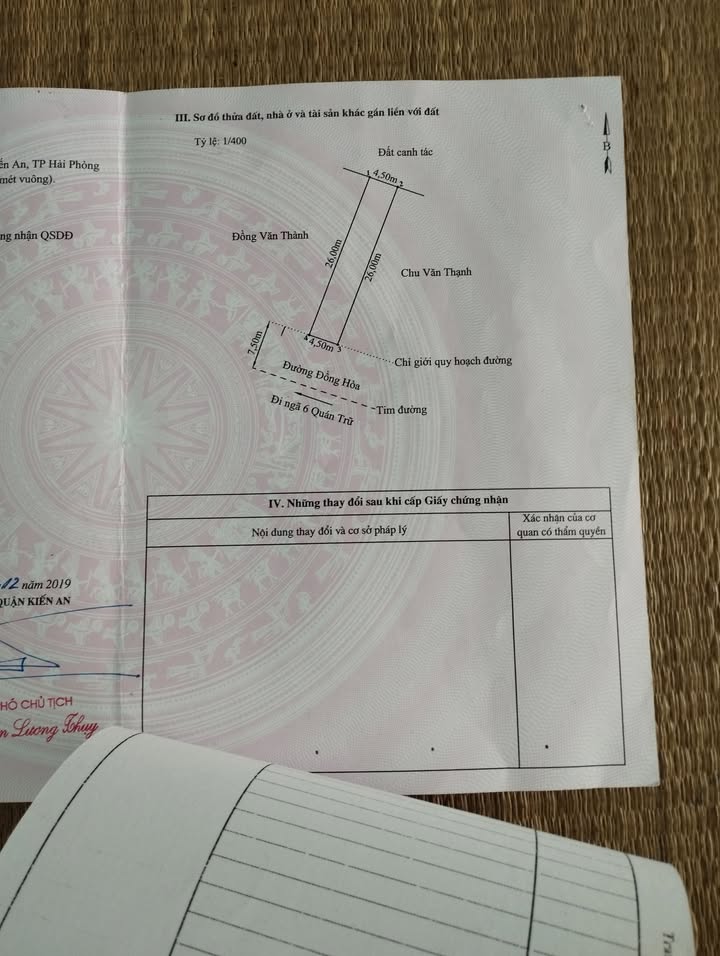 Đất mặt đường Đồng Hoà, Kiến An, Hải Phòng 117m² - Tiềm năng kinh doanh lớn!