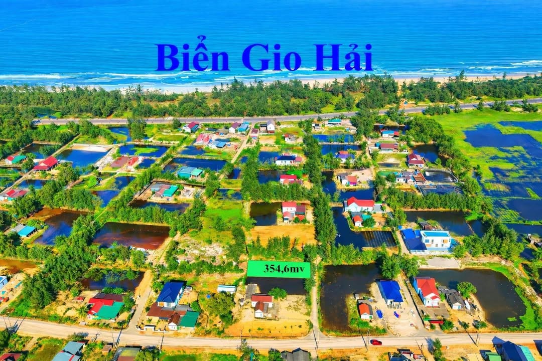 Lô đất tại biển Gio Hải, Quảng Trị 354m² chỉ 1.239 tỷ - Đầu tư sinh lời ngay!