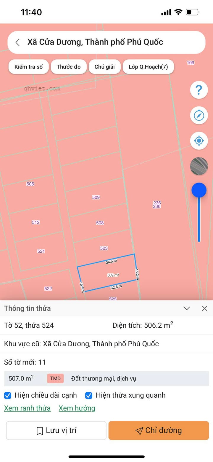 Đất nền biệt thự Cửa Cạn 506m² giá thỏa thuận - View hồ tuyệt đẹp!