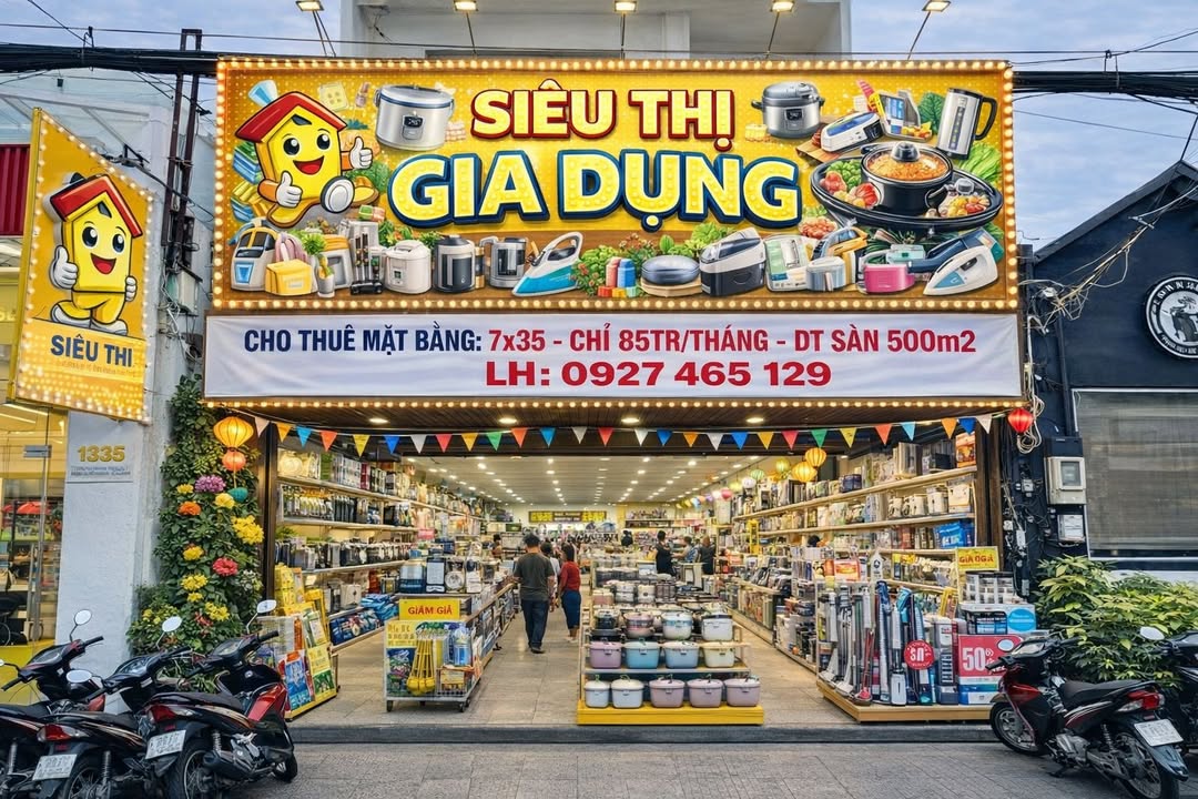 Cho thuê mặt tiền Hoàng Diệu 2, Thủ Đức, 500m² - Địa điểm kinh doanh lý tưởng!