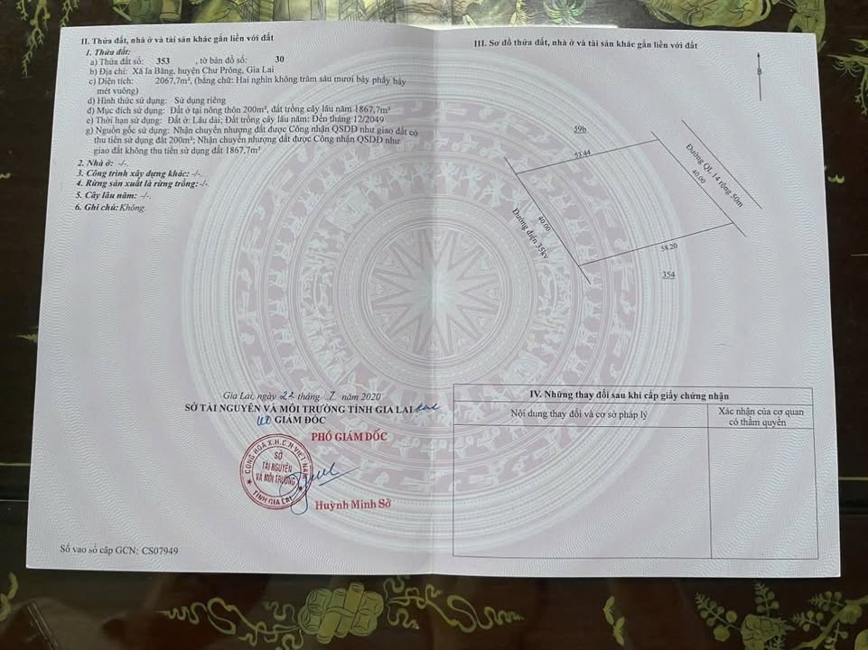 Đất nền 2640m² xã Ia Băng, huyện Chư Prông chỉ 6.432 tỷ - Tiềm năng kinh doanh lớn!