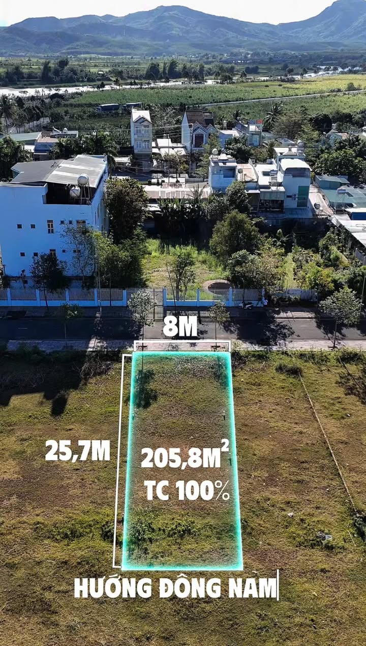 Đất nền Khu dân cư Nam Đăk Bla, TP Kon Tum 205.6m² - Giá tốt, sổ đỏ chính chủ!