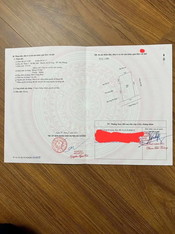 Đất nền khu phố Bắc Hà, An Dương 97m² giá 2.3 tỷ - Đầu tư sinh lời ngay!