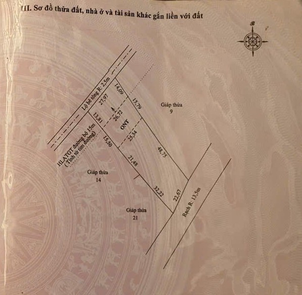 Đất thổ cư 1.935m² mặt tiền đường Kênh Đòn Dông, giá 3.5 tỷ - Cơ hội đầu tư hấp dẫn!