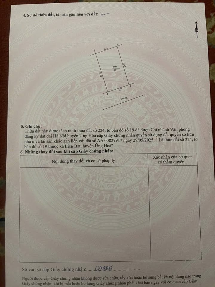 Đất nền Vũ Nội, Liên Bạt, 80m² giá 2,xx tỷ - Ô tô đỗ cửa, vị trí đắc địa!