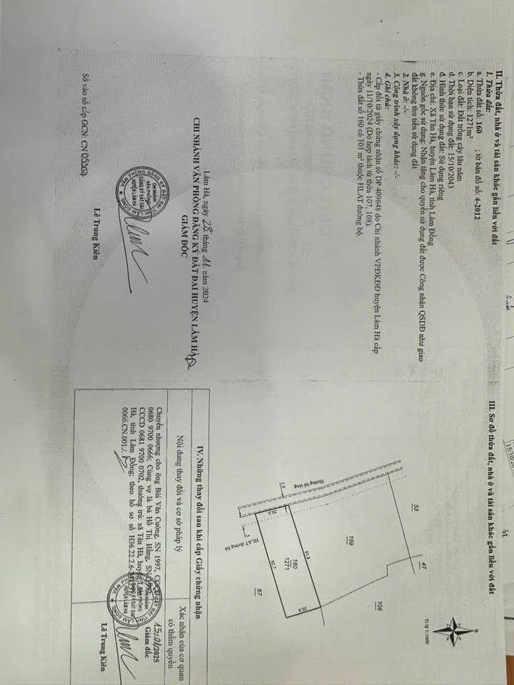 Đất nền Tân Hà Lâm Hà 1300m² giá thỏa thuận - Đường bê tông thuận lợi!