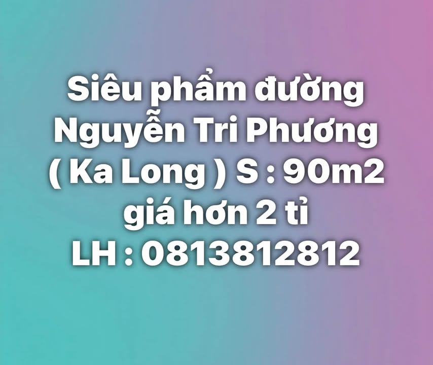 Nhà riêng Móng Cái 90m² giá 2 tỷ - Vị trí đắc địa đường Nguyễn Tri Phương!