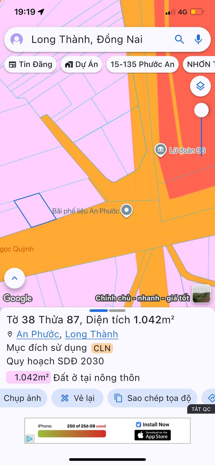 Đất mặt tiền đường lớn An Phước 1080m² - Sổ đỏ chính chủ, giá thỏa thuận!