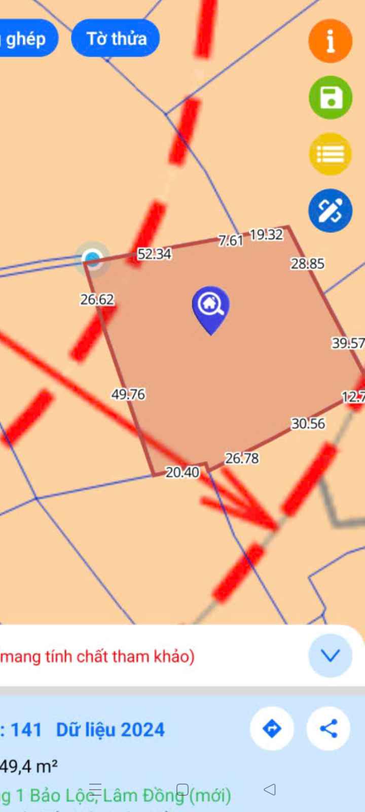 Đất nền Bảo Lộc 6000m² giá 3 tỷ - Hình vuông vức, vị trí thuận lợi!