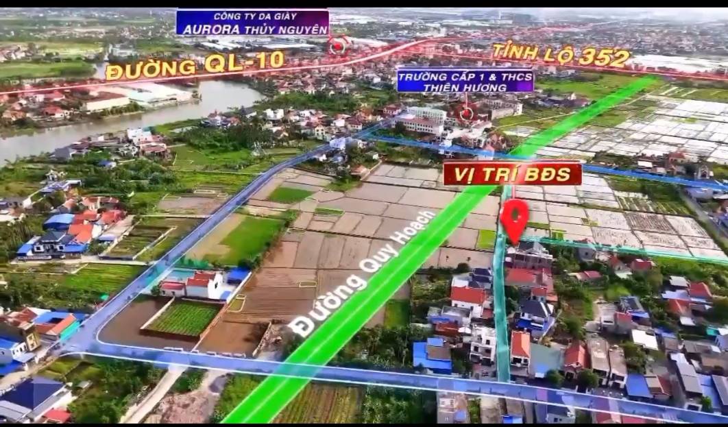 Lô đất góc 69m² phường Thiên Hương giá 1 tỷ - Tiềm năng sinh lời cao!